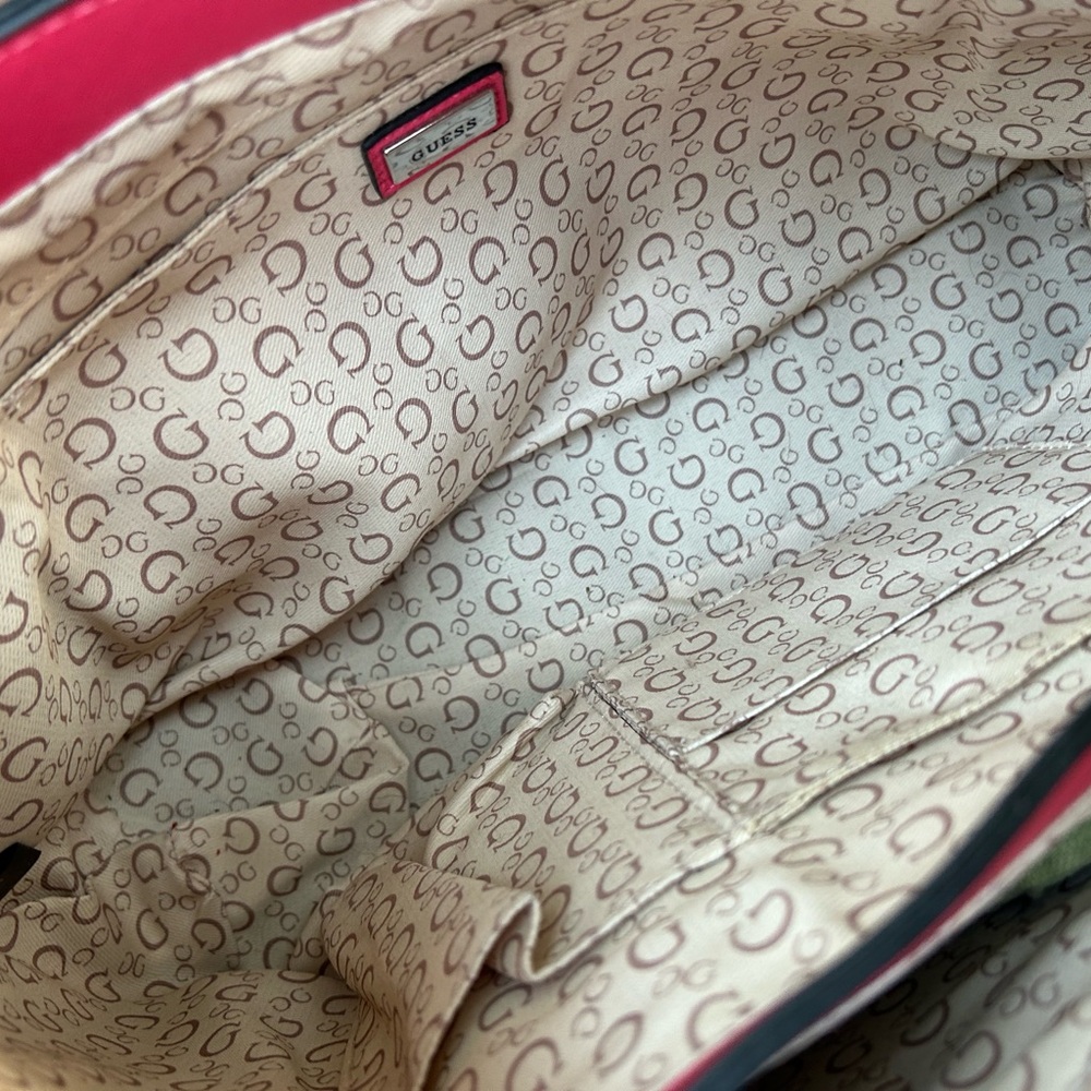 Guess Hot Pink Shoulder Bag - Picture 5 of 7